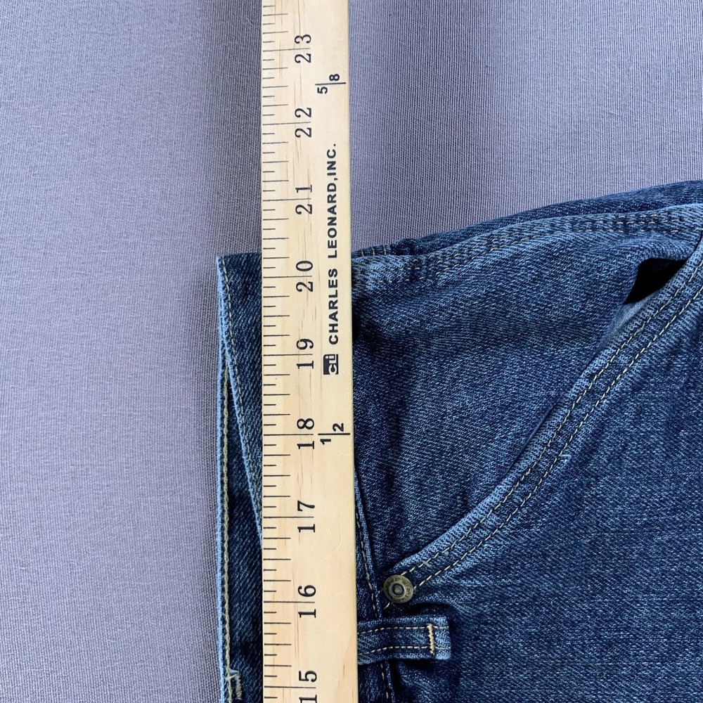 Wrangler Rugged Wear Jeans Mens 42x34 (Fits 40x28) Blue Carpenter Workwear Denim - Picture 9 of 14